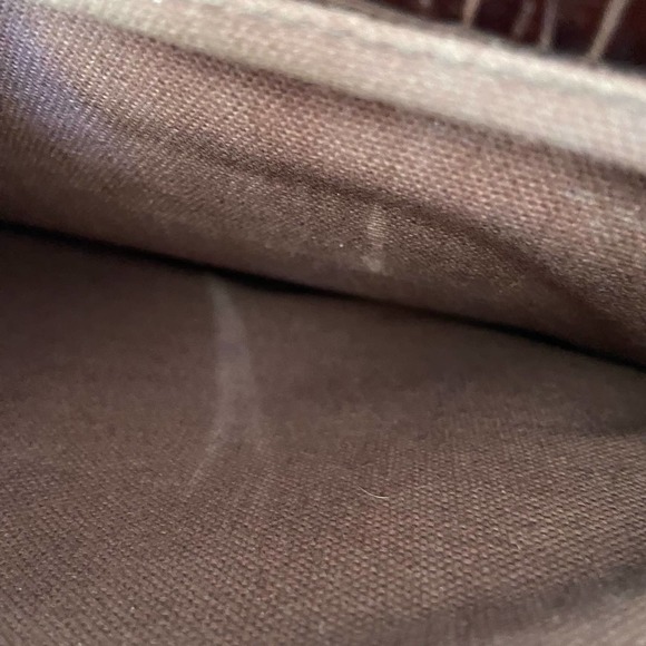 Brighton Purse Bag Genuine Leather Purse Bag Shoulder Moc Croc w/ Key Ring - Picture 8 of 9